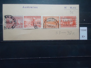 Фото марки Австралия вырезка из конверта