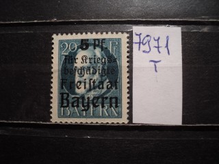 Фото марки Герман. Бавария 1919г **