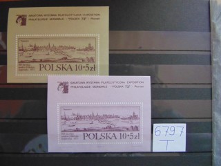 Фото марки Польша блоки 1973г **
