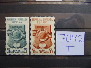 Фото марки Румыния серия 1953г **