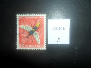 Фото марки Швейцария 1955г