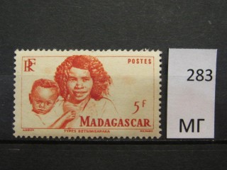 Фото марки Мадагаскар 1946г *