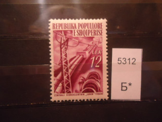 Фото марки Албания 1953г **