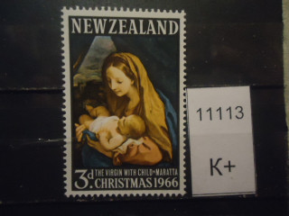 Фото марки Новая Зеландия 1966г **