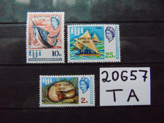 Фото марки Британские Фиджи серия 1970г **