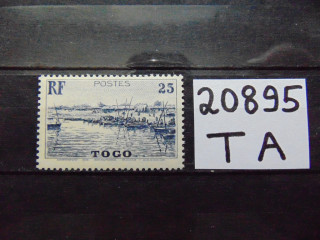 Фото марки Французское Того 1941г **