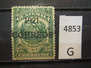 Фото марки Гватемала 1921г