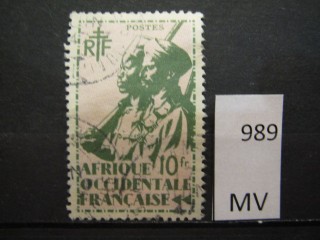 Фото марки Франц. Западная Африка 1945г