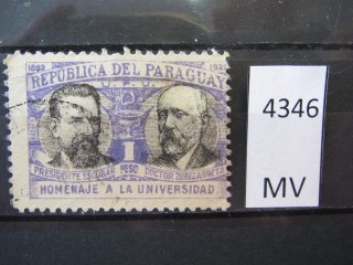 Фото марки Парагвай 1939г