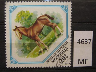 Фото марки Монголия 1982г