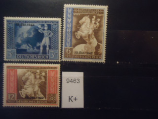 Фото марки Германия Рейх 1942г (10€) надпечатка **