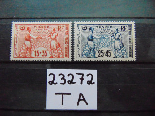 Фото марки Французский Тунис серия 1950г **