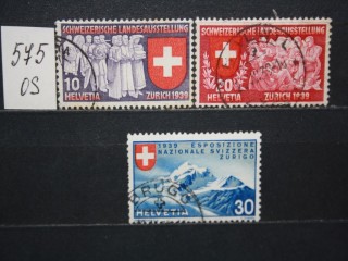 Фото марки Швейцария 1939г серия