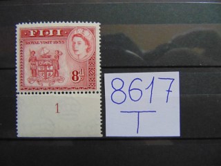 Фото марки Британские Фиджи 1953г **
