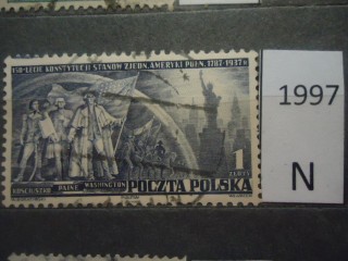 Фото марки Польша 1938г