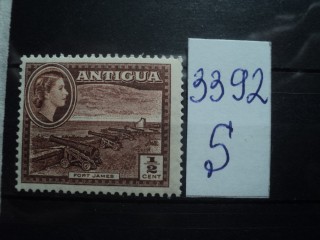 Фото марки Антигуа 1954г **