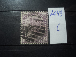 Фото марки Цейлон 1872г
