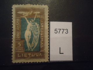 Фото марки Литва 1921г