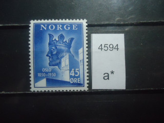 Фото марки Норвегия 1950г **