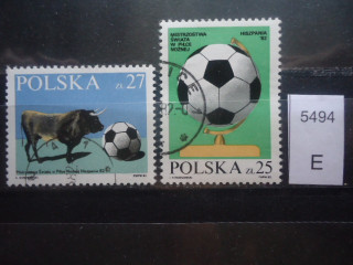Фото марки Польша серия 1982г