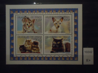 Фото марки Конго 1999г квартблок (9,5€) **