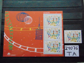 Фото марки Португалия блок+марка 1998г **