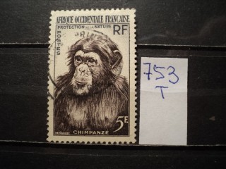 Фото марки Франц. Западная Африка 1955г