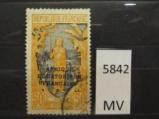 Фото марки Франц. Экваториальная Африка 1936г