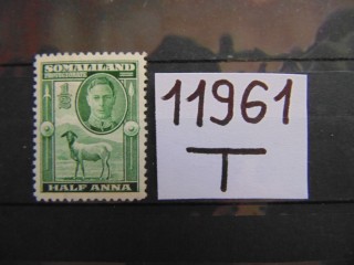 Фото марки Британское Сомали 1942г **