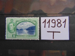 Фото марки Британские Тринидад и Тобаго 1938г **