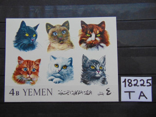 Фото марки Йемен блок 1965г **