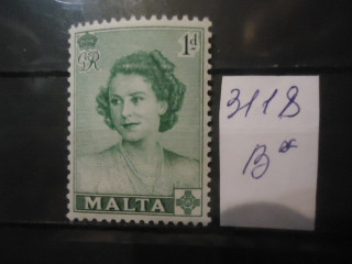 Фото марки Брит. Мальта 1950г **