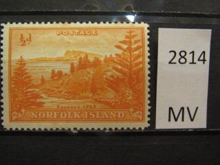 Фото марки Норфолк остров 1947г *