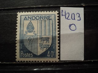 Фото марки Андорра 1944г *