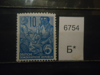 Фото марки Германия ГДР 1957г **