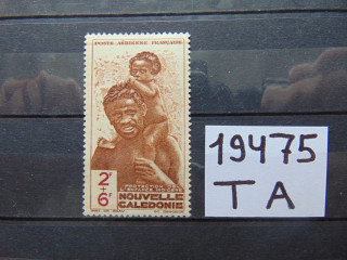 Фото марки Новая Каледония авиапочта 1942г **