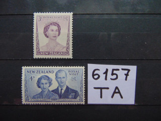 Фото марки Британская Новая Зеландия серия 1953г **