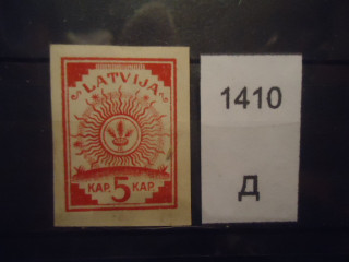 Фото марки Латвия 1918г *