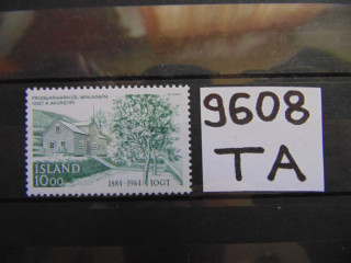 Фото марки Исландия марка 1984г **