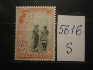 Фото марки Свазиленд 1961г **