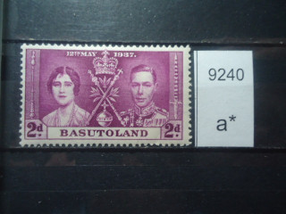 Фото марки Брит. Басутоленд 1937г *