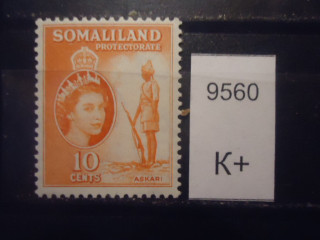 Фото марки Брит. Сомалиленд 1953г (4€) **