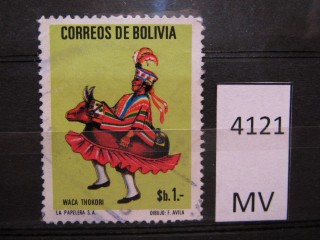 Фото марки Боливия 1972г