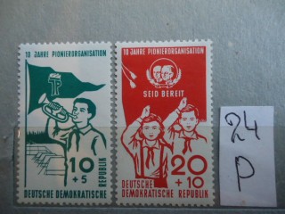 Фото марки Германия ГДР 1958г серия **