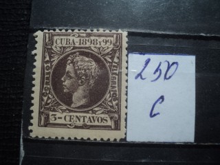 Фото марки Куба 1898г **