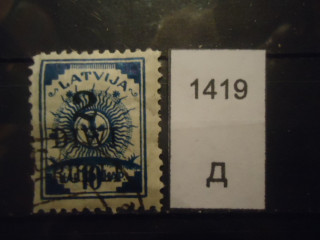 Фото марки Латвия 1920г