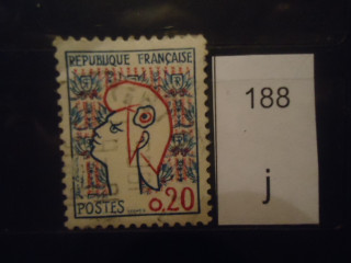 Фото марки Франция 1961г