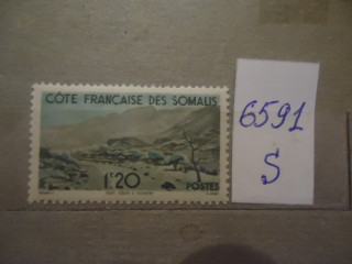 Фото марки Франц. Сомали 1947г **