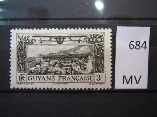 Фото марки Франц. Гвиана 1933г *