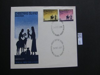 Фото марки Конверт острова Рождества 1975г
